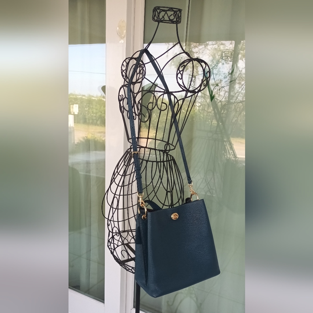 Coach Teal Charlie Bucket Bag - Picture 8 of 14